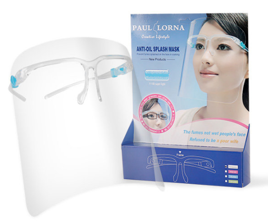 Paul Lorna Facial Shield Mask Glasses Type