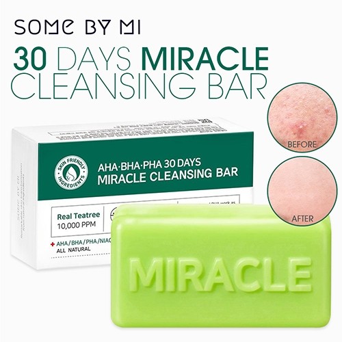 SOME BY MI / AHA-BHA-PHA 30Days Miracle Cleansing Bar Soap 106g / 3.7oz
