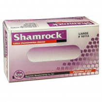 Shamrock Medical-use Latex Disposable Gloves Size L 100pcs [made from natural latex]